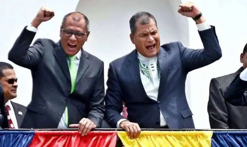 Presidente Rafael Correa y el Vicepresidente Jorge Glas, 2013